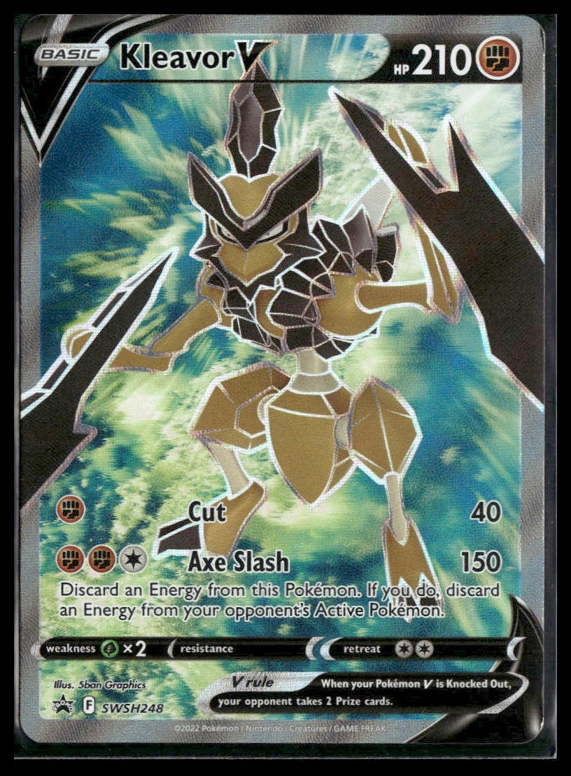 Kleavor V (Full Art) #SWSH248 Sword & Shield Promo Cards NM