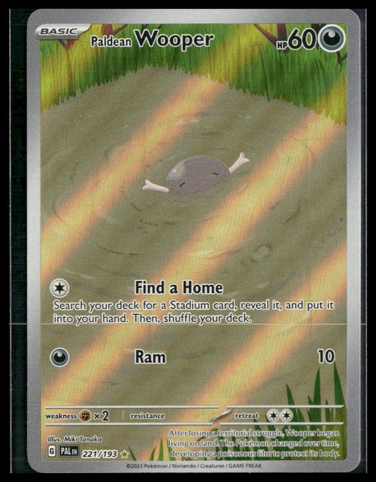 Paldean Wooper #221/193 Paldea Evolved NM