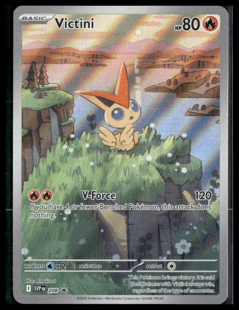 Victini #208 Scarlet & Violet Promo Cards NM