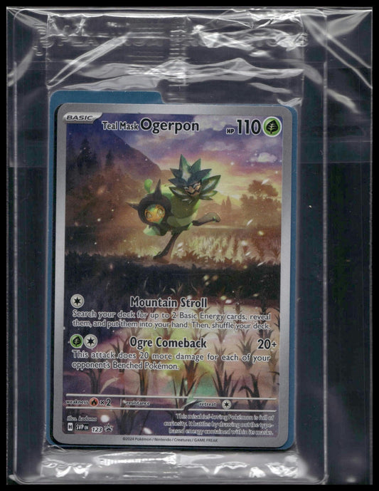 Teal Mask Ogerpon #123 SEALED Twilight Masquerade ETB Promo NM