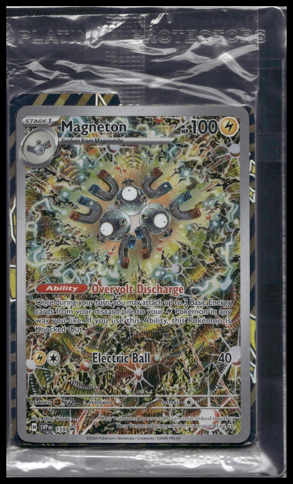 Magneton #159 SEALED Surging Sparks ETB Promo NM