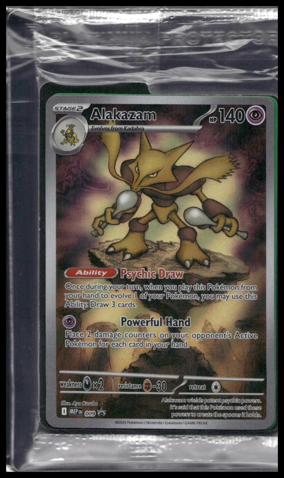 Alakazam #9 SEALED Mega Evolution ETB Promo [Gardevoir] NM
