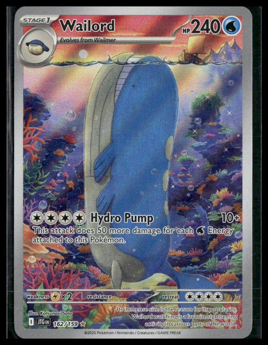 Wailord #162/159 Journey Together NM
