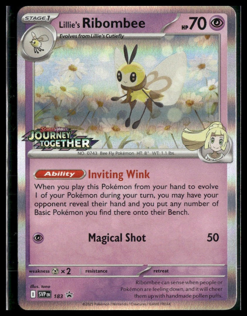 Lillie's Ribombee #183 STAMP Journey Together Promo NM