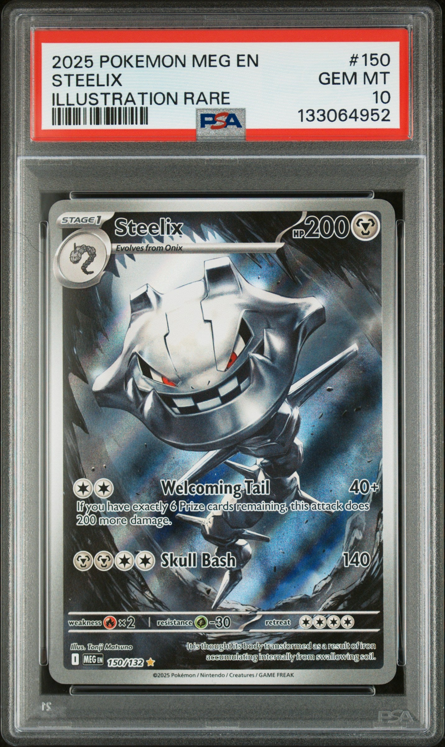 PSA 10 Steelix #150 Mega Evolution