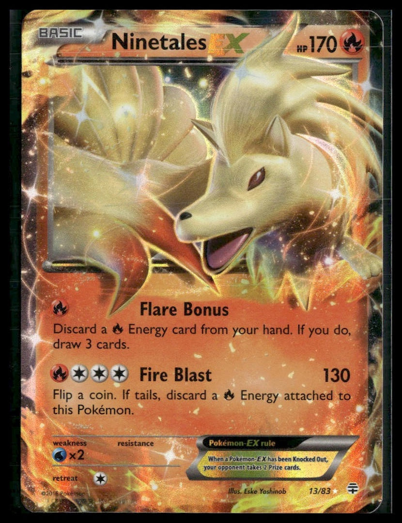 Ninetales EX #13/83 Generations VLP