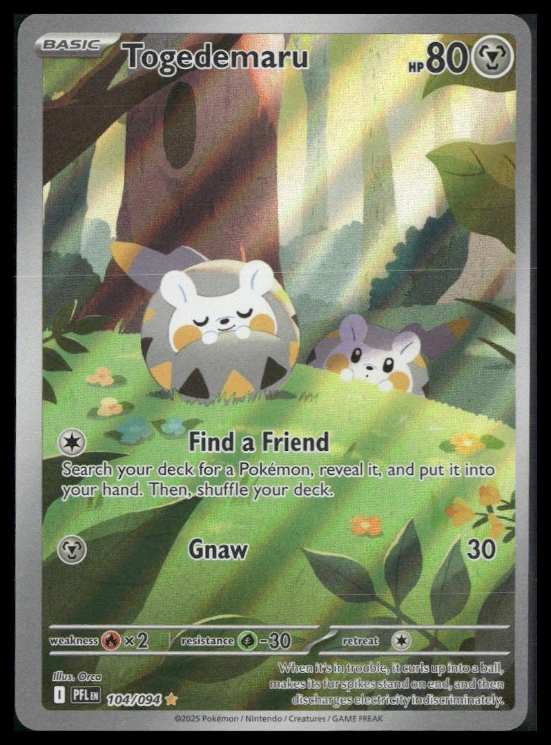 Togedemaru #104/94 Phantasmal Flames NM