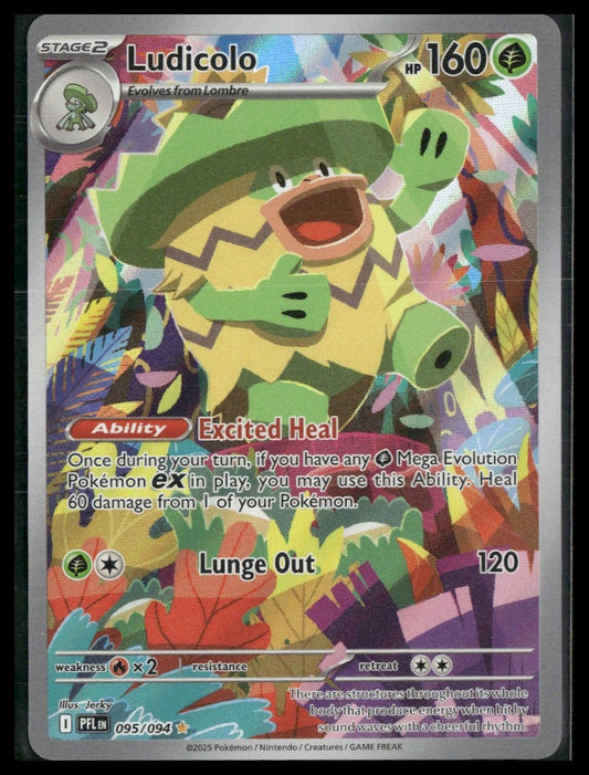 Ludicolo #95/94 Phantasmal Flames NM