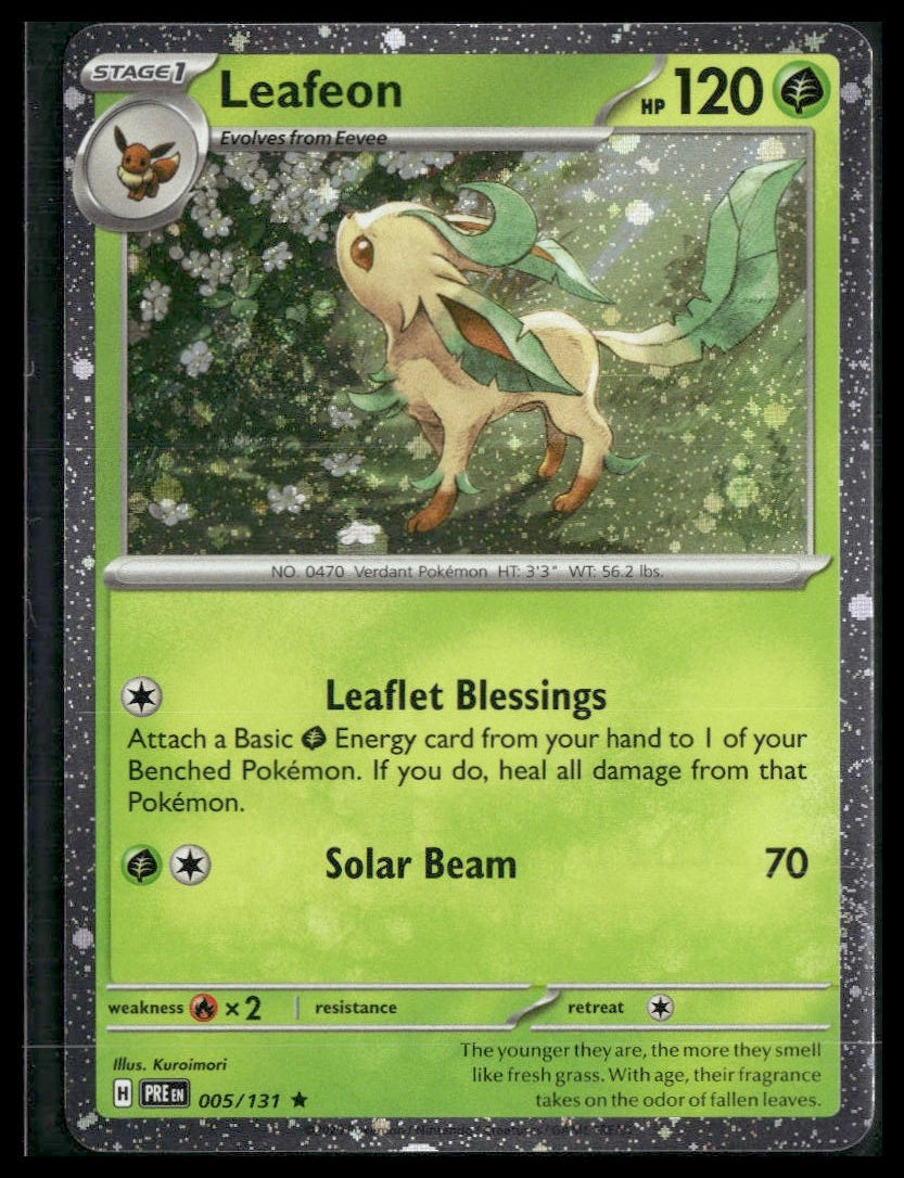 Leafeon #005/131 Cosmos Holo Prismatic Evolutions VLP
