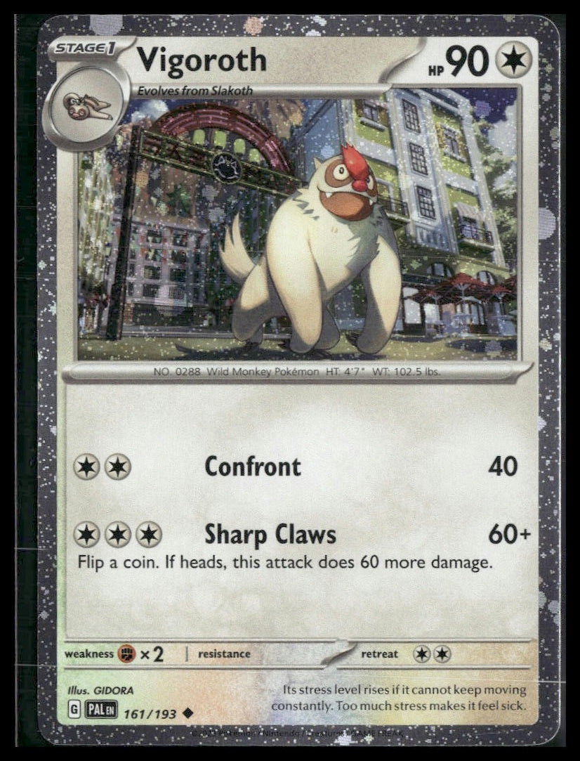 Vigoroth #161/193 Cosmos Holo Paldea Evolved VLP