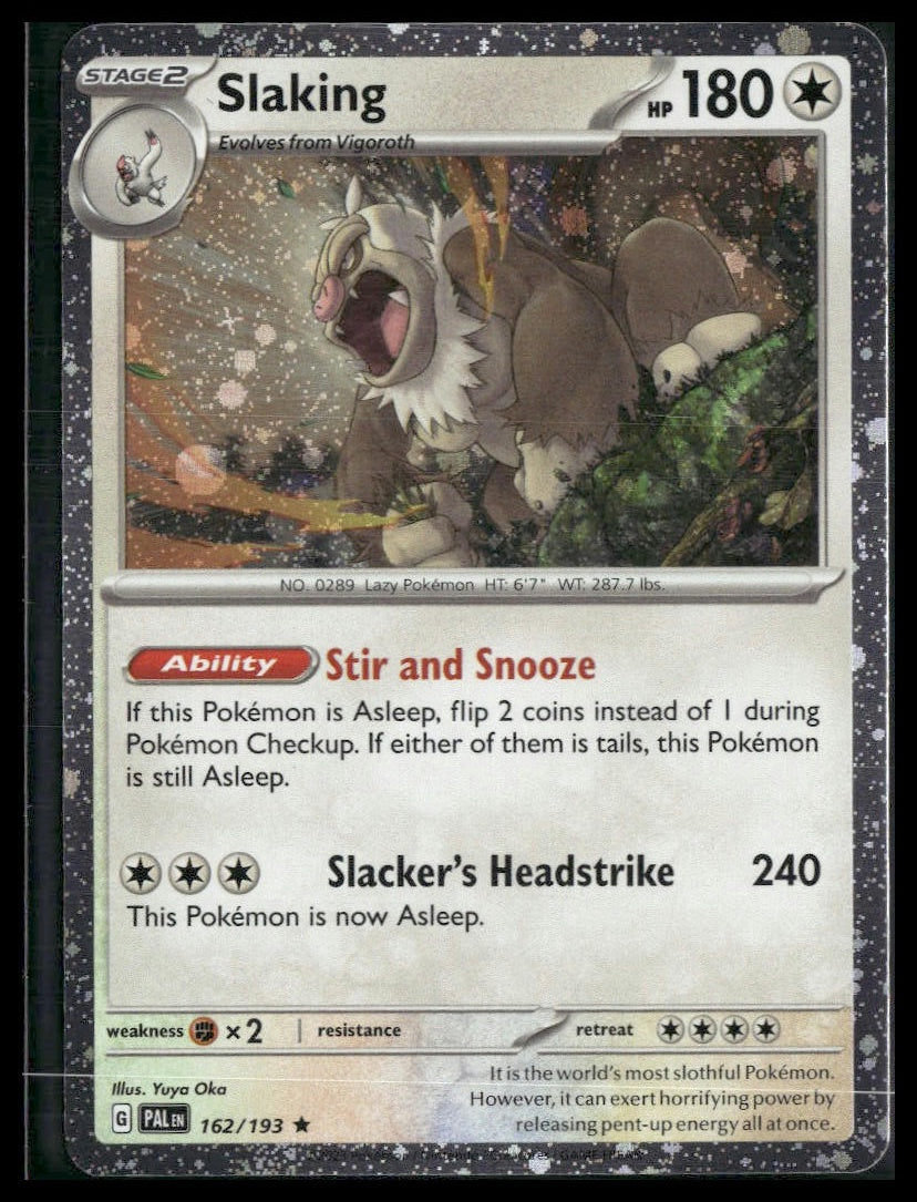 Slaking #162/193 Cosmos Holo Paldea Evolved VLP