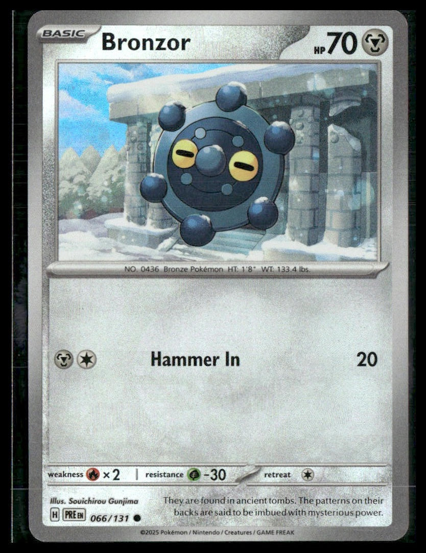 Bronzor (Poke Ball) #066/131 Prismatic Evolutions NM