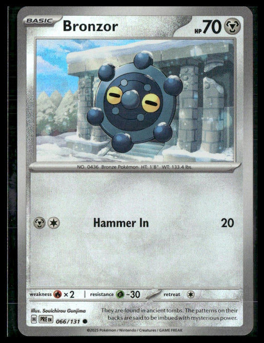 Bronzor (Poke Ball) #066/131 Prismatic Evolutions NM
