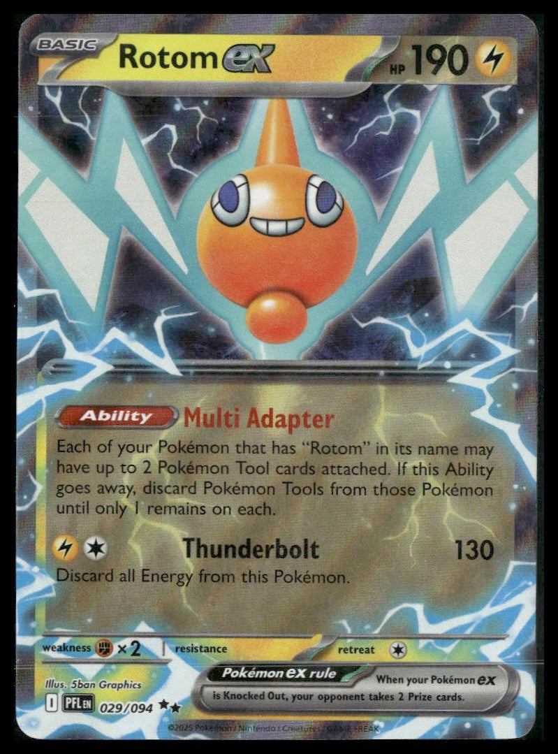 Rotom ex #29/94 Phantasmal Flames NM