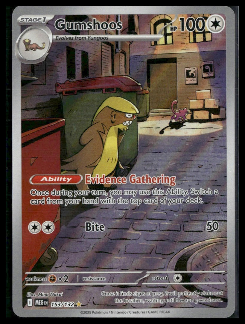 Gumshoos #153/132 Mega Evolution LP