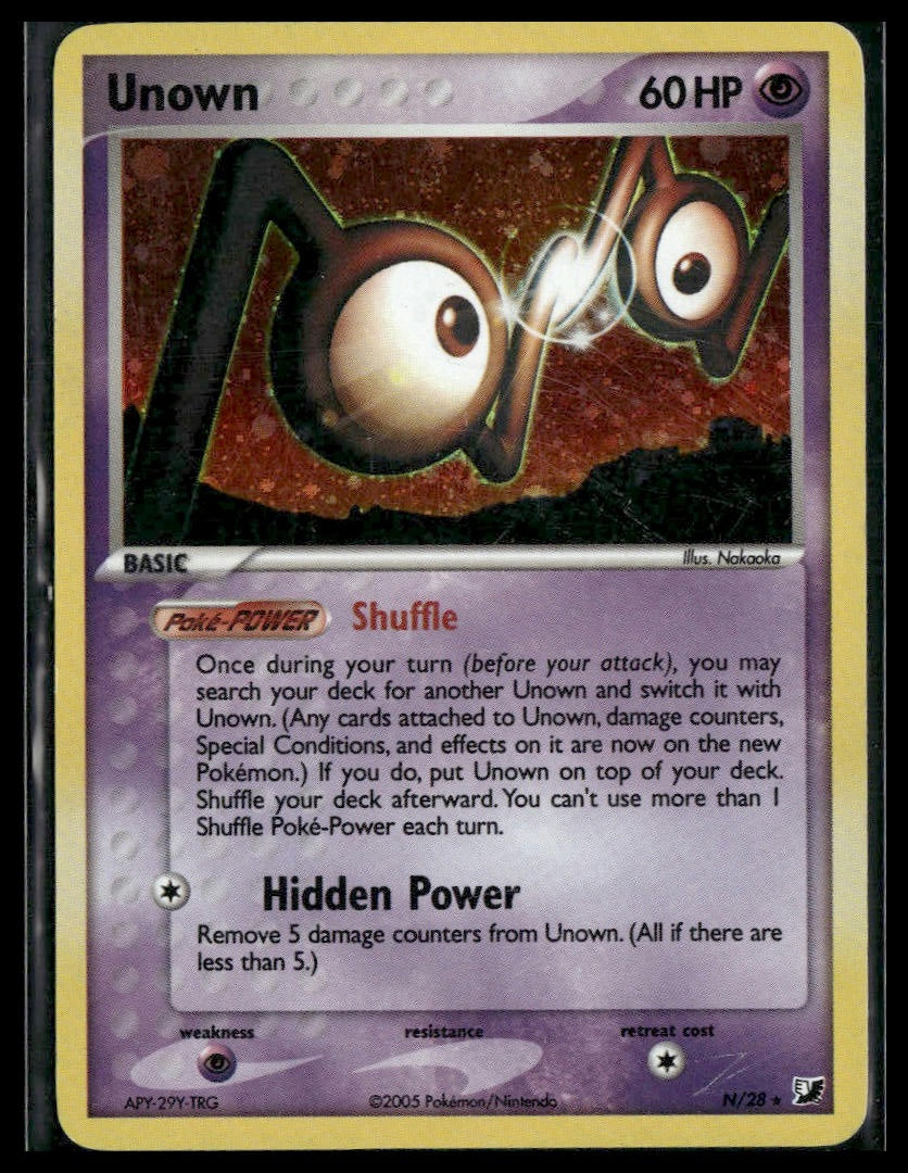 Unown (N) #N/28 Unseen Forces HP