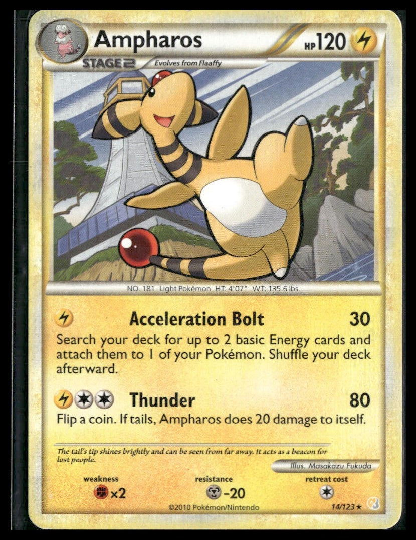 Ampharos #14/123 HeartGold SoulSilver MP