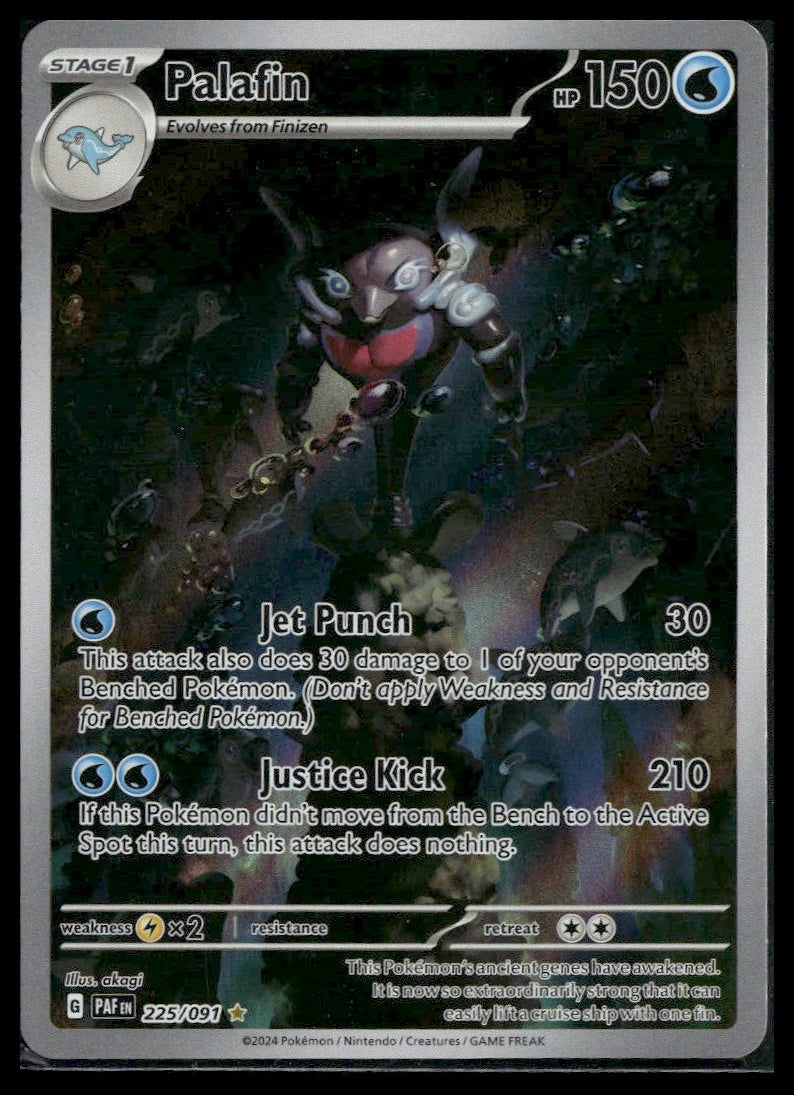 Palafin #225/091 Paldean Fates LP