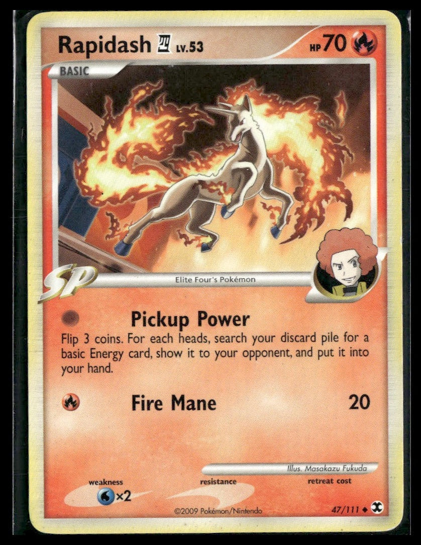 Rapidash #47/111 Rising Rivals LP