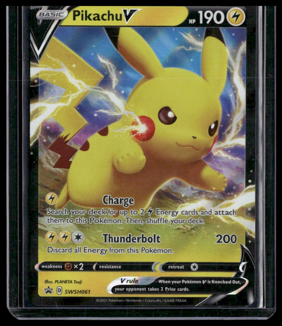 Pikachu V #SWSH061 Sword & Shield Promo Cards NM