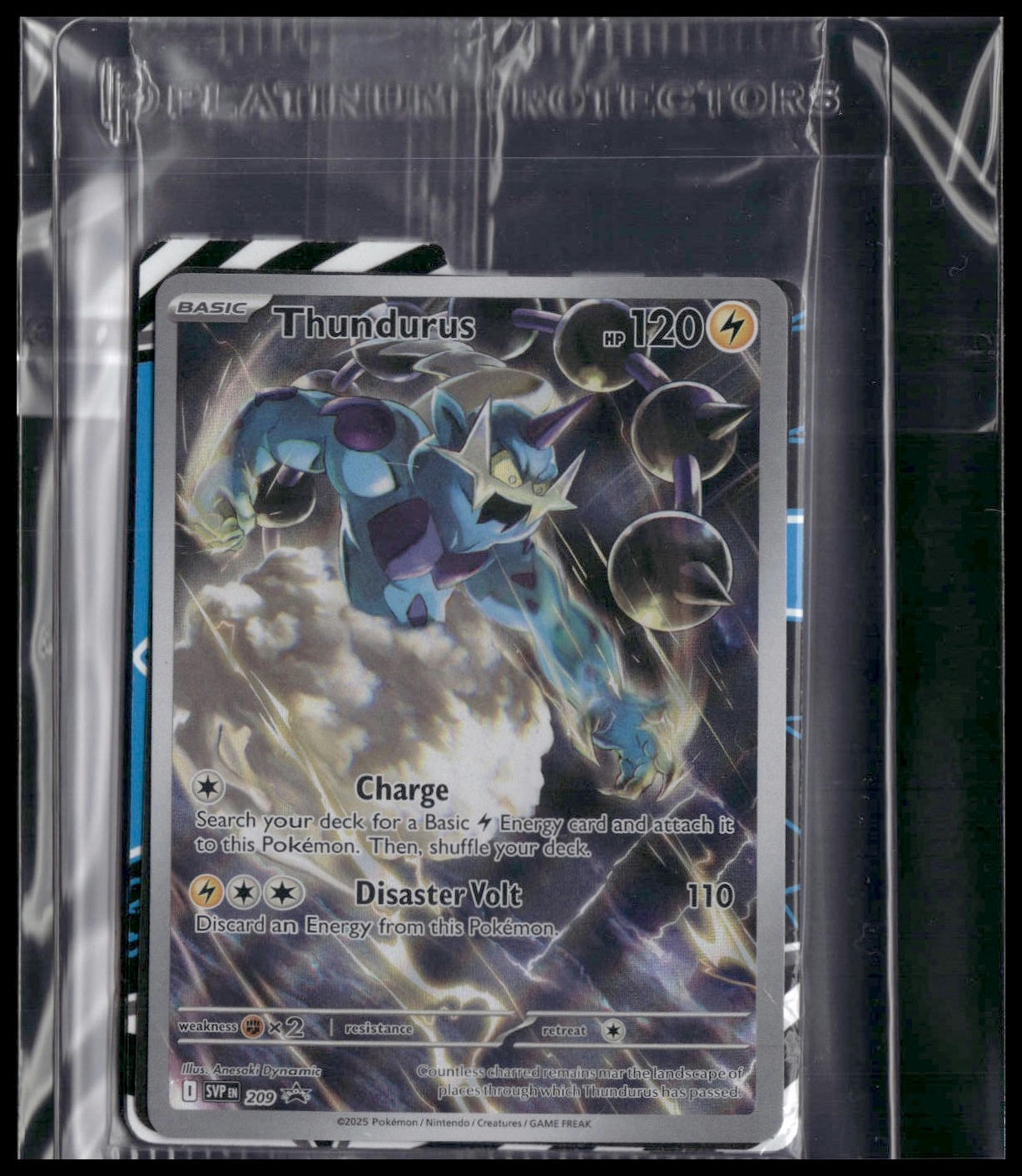 Thundurus #209 SEALED Black Bolt ETB Promo NM