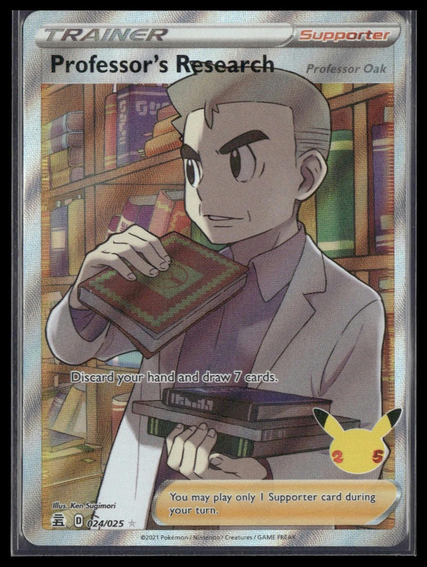 Professor's Research (Full Art) #024/025 Celebrations NM