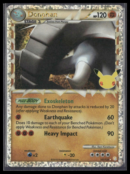 Donphan (Prime) #107/123 Celebrations: Classic Collection NM