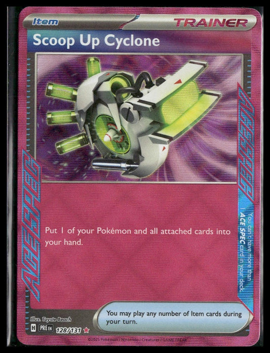 Scoop Up Cyclone #128/131 Prismatic Evolutions NM