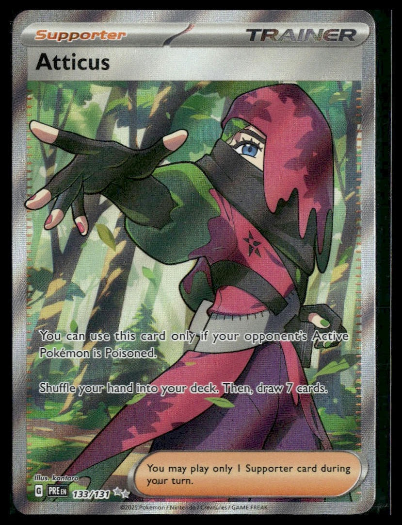 Atticus #133/131 Prismatic Evolutions NM