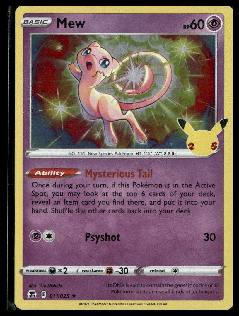 Mew #011/025 Celebrations LP