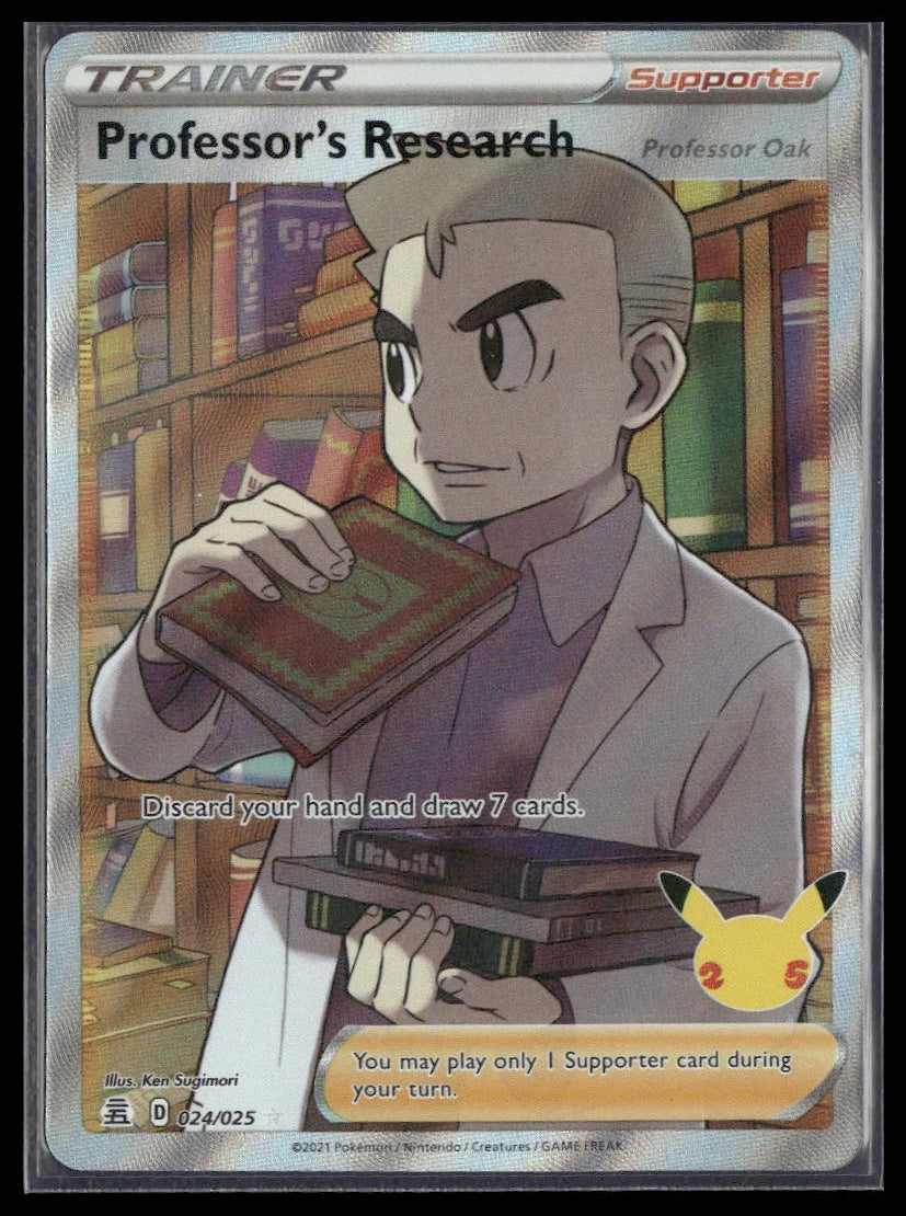 Professor's Research (Full Art) #024/025 Celebrations NM