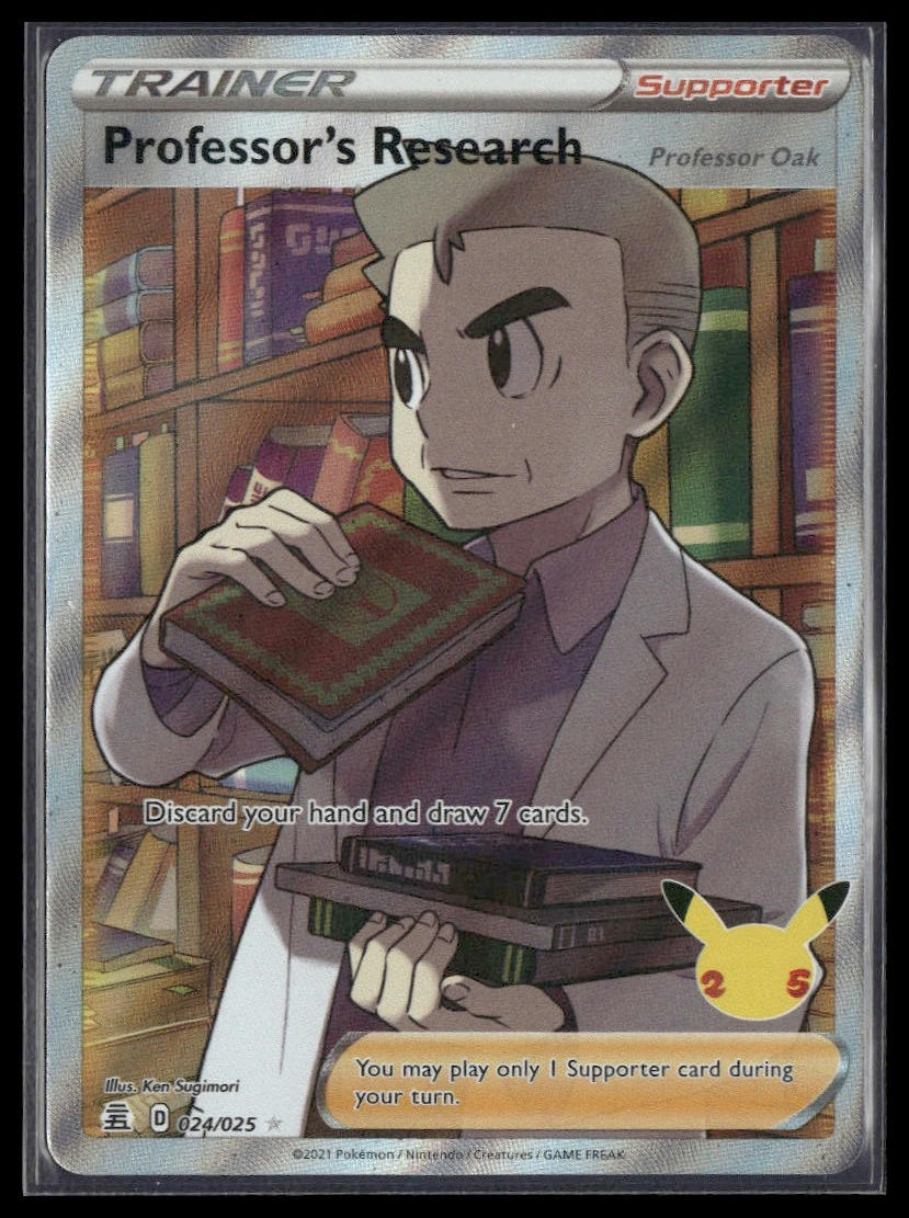 Professor's Research (Full Art) #024/025 Celebrations NM