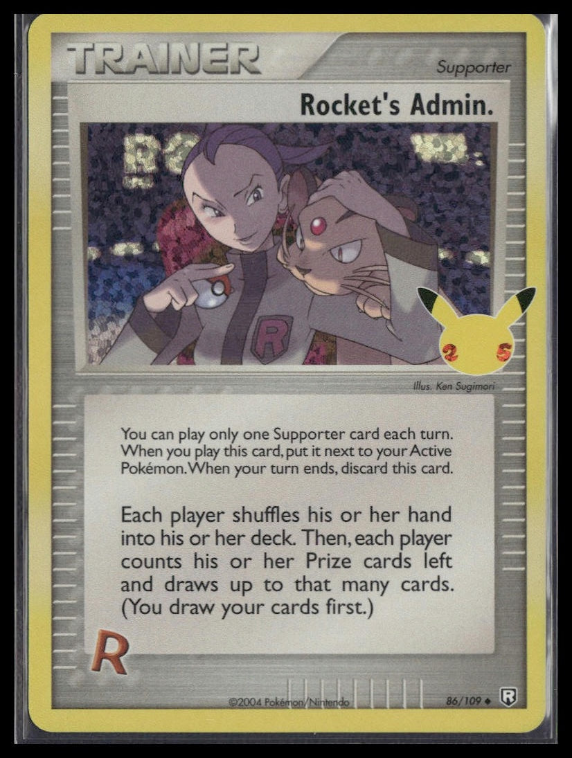 Rocket's Admin. #86/109 Celebrations: Classic Collection NM