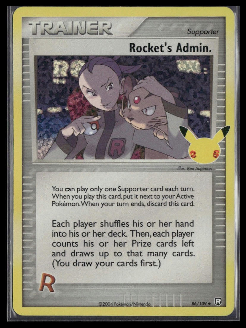 Rocket's Admin. #86/109 Celebrations: Classic Collection NM