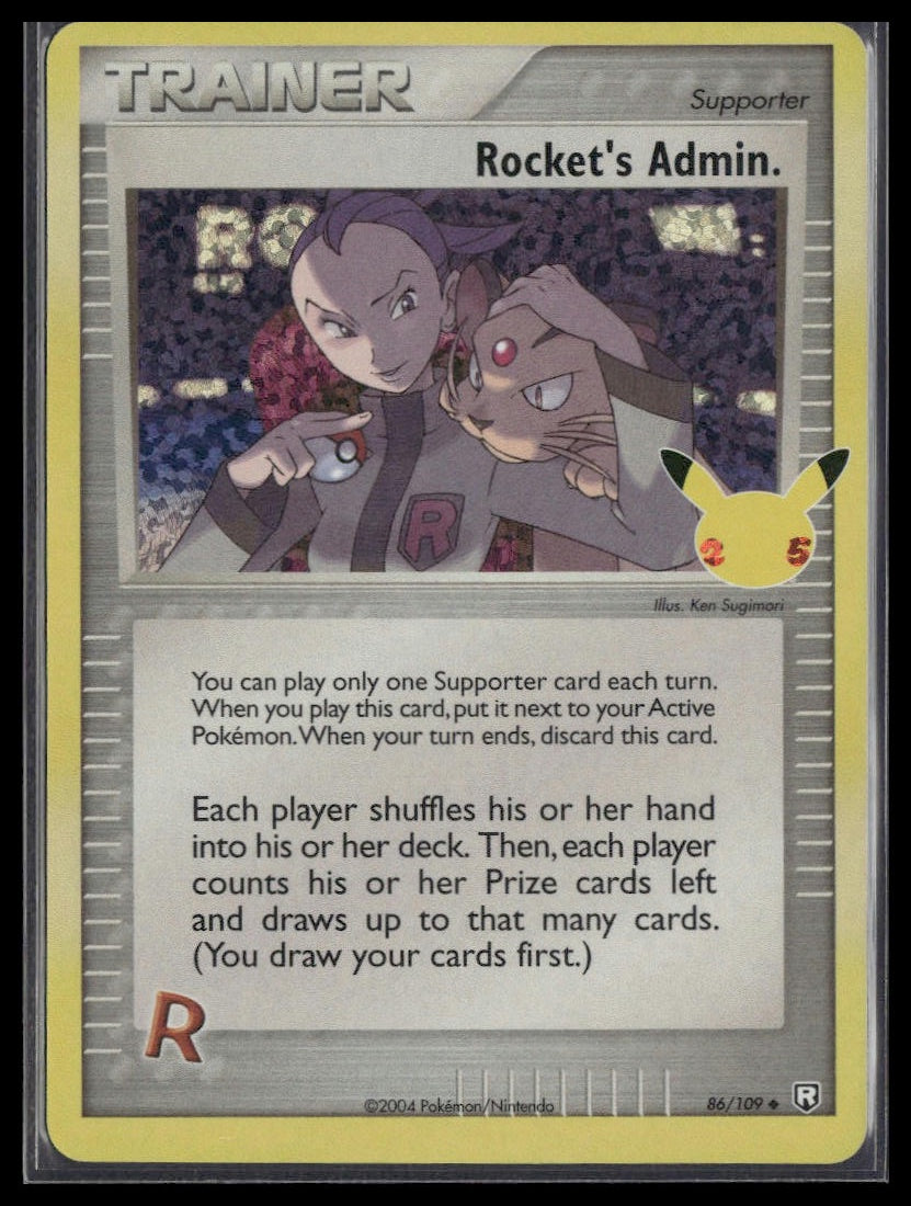 Rocket's Admin. #86/109 Celebrations: Classic Collection NM