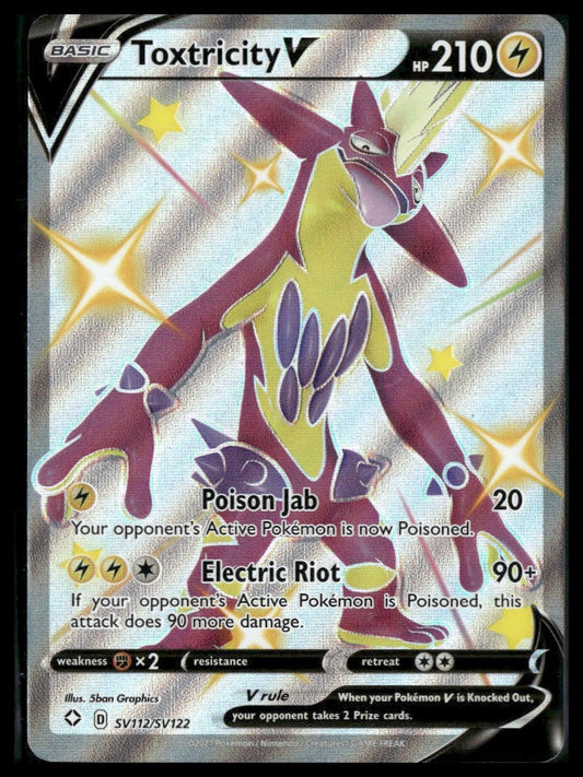 Toxtricity V #SV112/SV122 Shining Fates: Shiny Vault NM