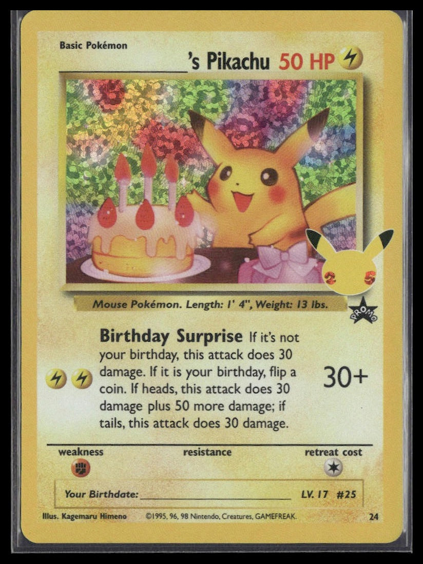 ______'s Pikachu #24/53 Celebrations: Classic Collection NM