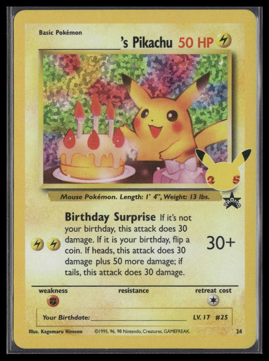 ______'s Pikachu #24/53 Celebrations: Classic Collection NM