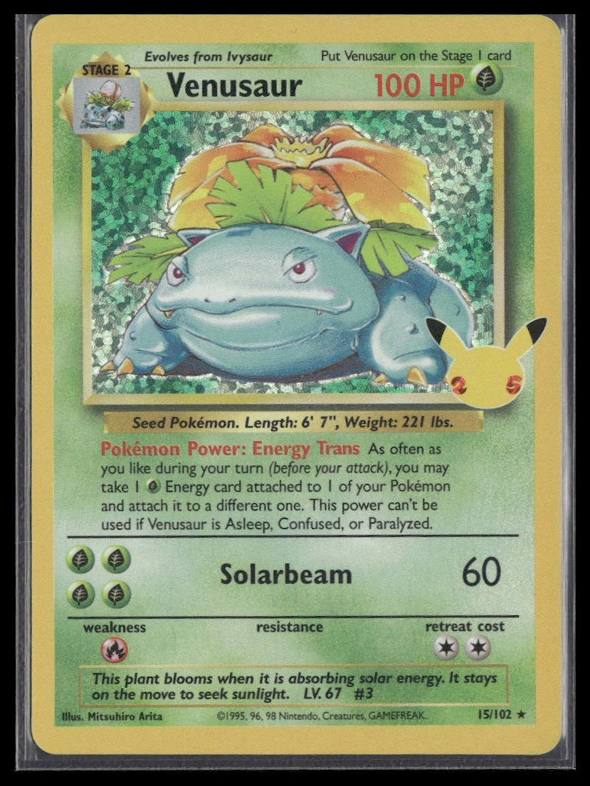 Venusaur #15/102 Celebrations: Classic Collection NM