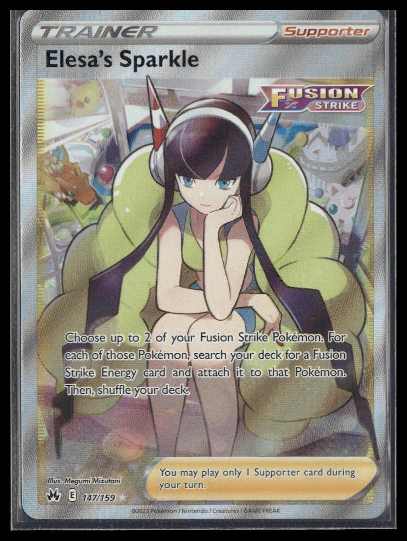 Elesa's Sparkle (Full Art) #147/159 Crown Zenith NM