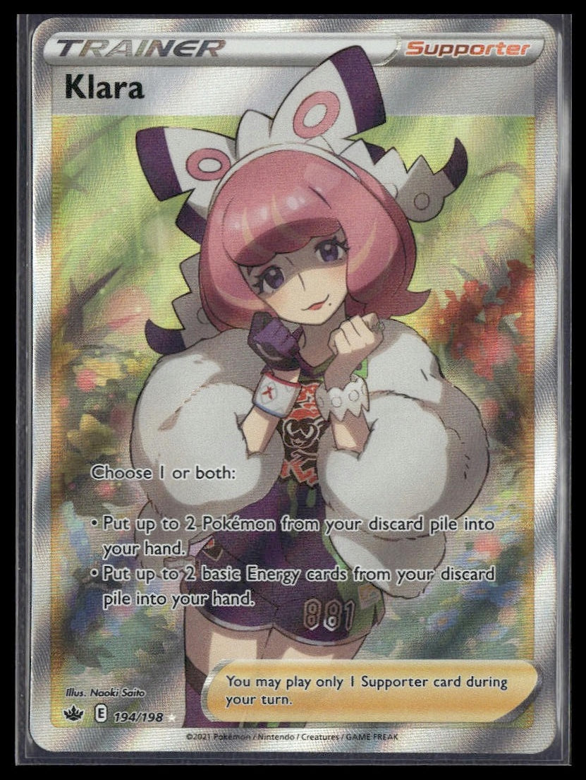 Klara (Full Art) #194/198 Chilling Reign NM