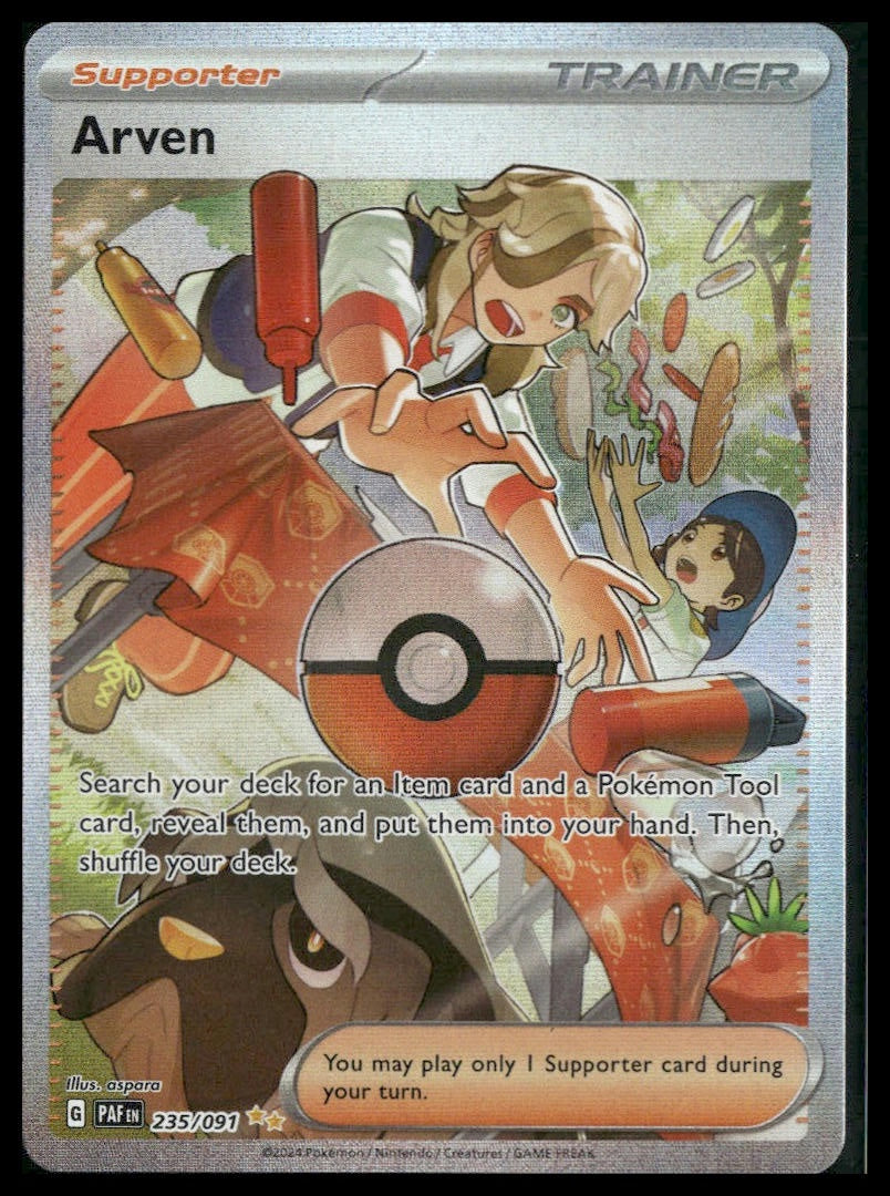 Arven #235/091 Paldean Fates LP