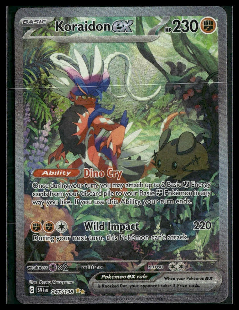 Koraidon ex #247/198 Scarlet & Violet Base Set NM