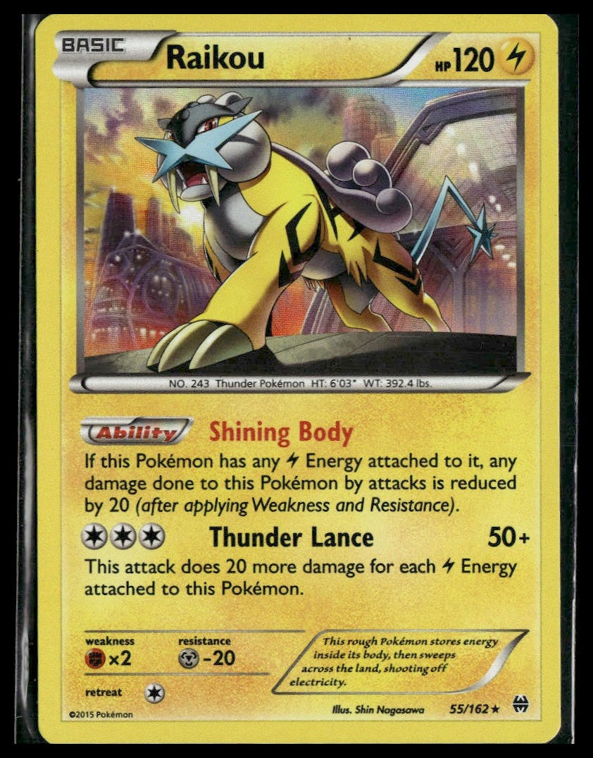 Raikou #55/162 XY - BREAKthrough LP