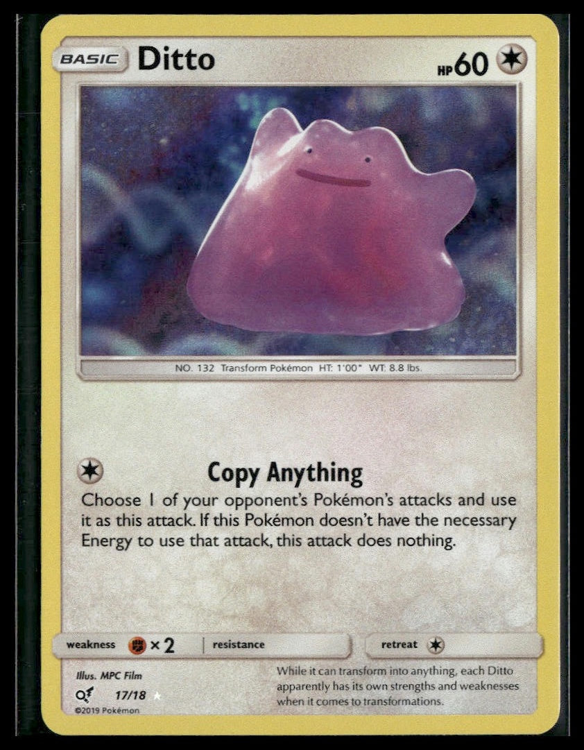 Ditto #17/18 Detective Pikachu VLP