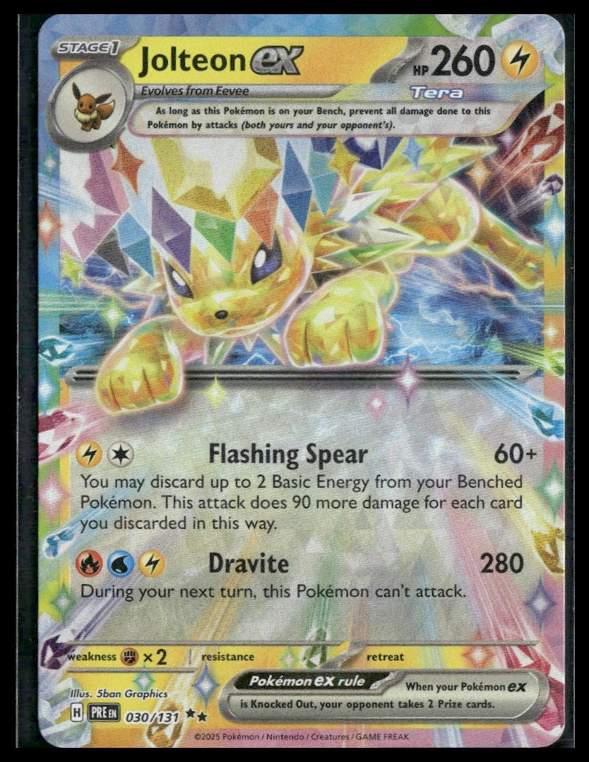 Jolteon ex #030/131 Prismatic Evolutions NM