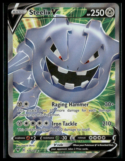 Steelix V (Full Art) #176/185 Vivid Voltage VLP