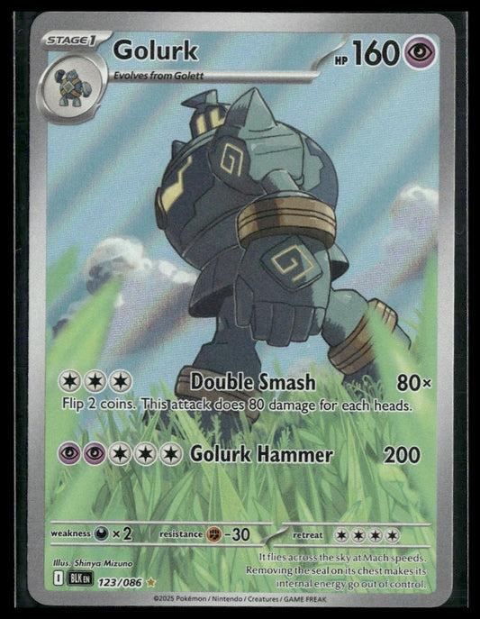 Golurk #123/086 Black Bolt NM