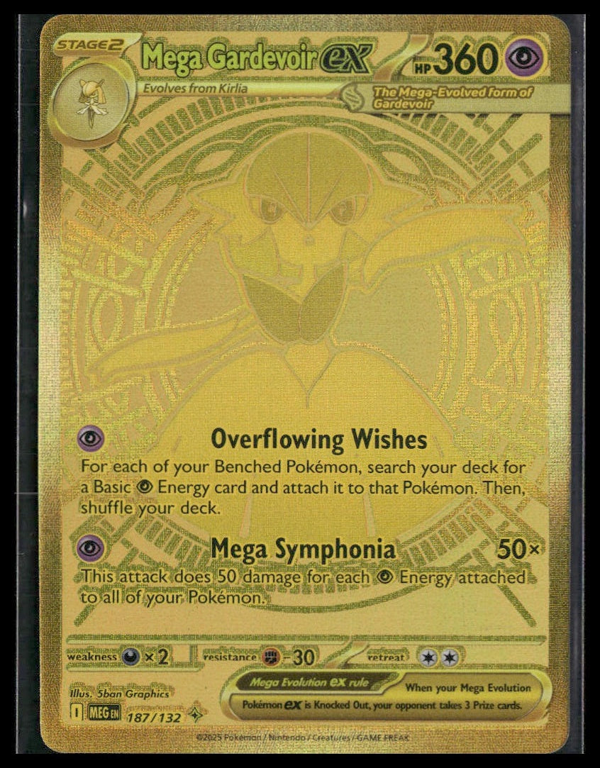 Mega Gardevoir ex #187/132 Mega Evolution VLP