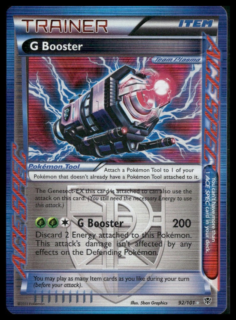 G Booster (Team Plasma) #92/101 Plasma Blast LP